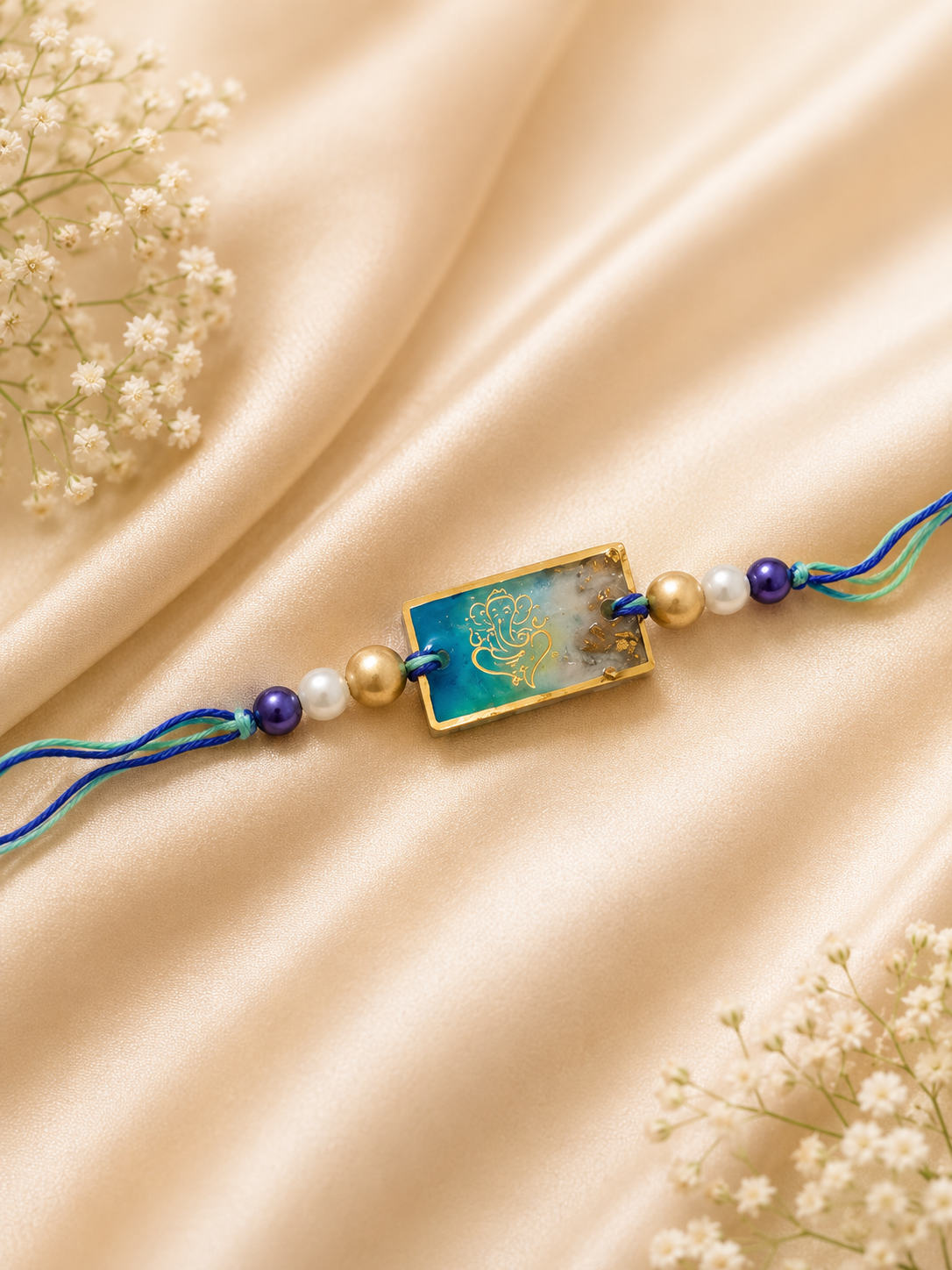 Ocean View Resin Rakhi 🌊✨