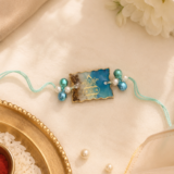 Ocean View Resin Rakhi 🌊✨