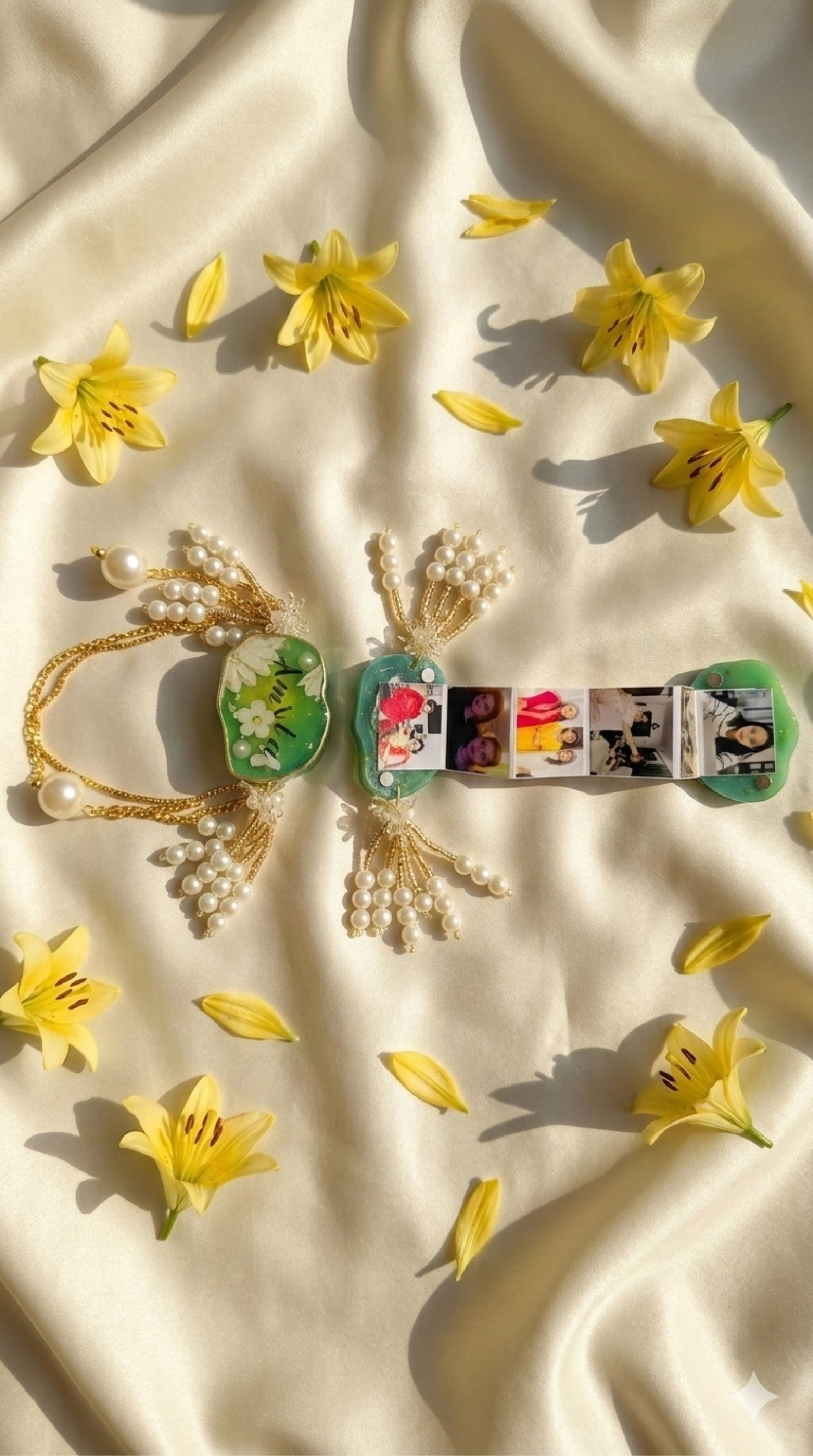 ✨ Resin Photo Lumba Bracelet Rakhi ✨